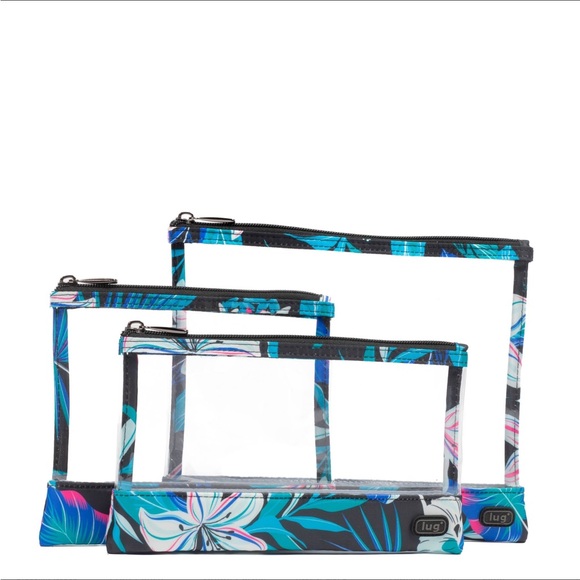Lug Clearview 3pc Envelope Set Hibiscus Multi